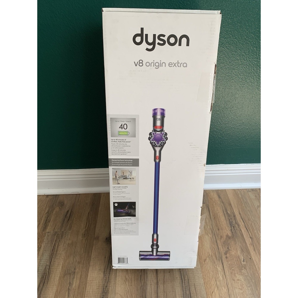 Dyson V8 Origin Extra Stick Vacuum SV25 Gray/Blue BRAND NEW